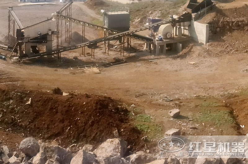 重锤式破碎机打花岗岩现场 重锤式破碎机打花岗岩现场