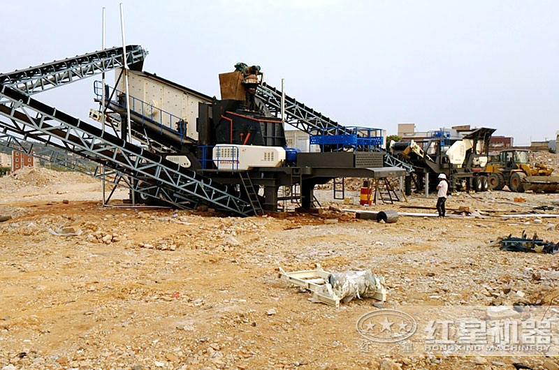 泉州移动砂石机器已经处理了三十多处建筑垃圾 泉州移动砂石机器已经处理了三十多处建筑垃圾