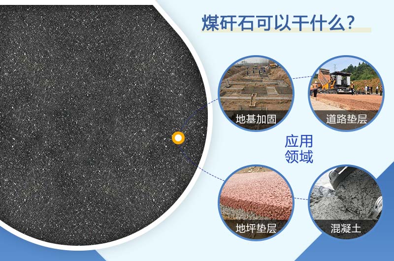 煤矸石加工后可应用范围 煤矸石加工后可应用范围