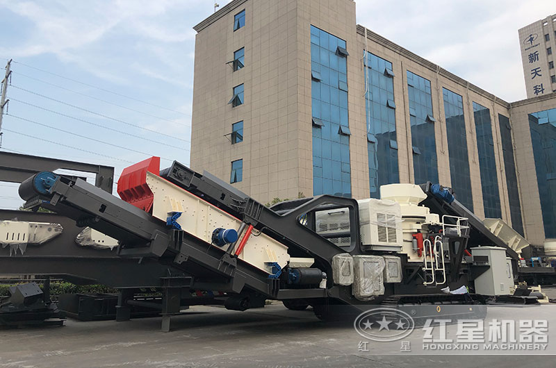 建筑垃圾移动破碎站 建筑垃圾移动破碎站