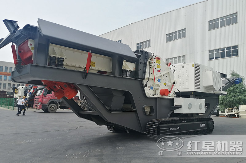 履带移动反击破碎筛分一体机 履带移动反击破碎筛分一体机