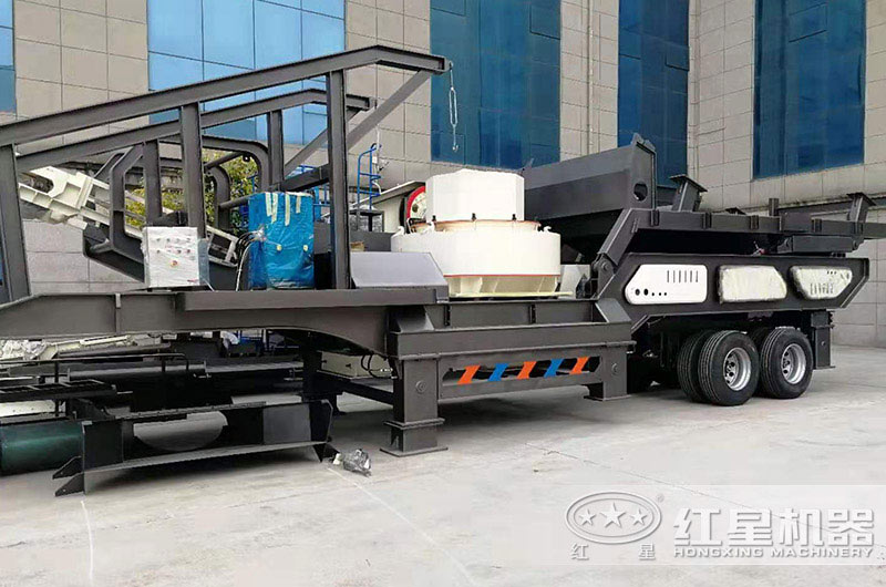 轮胎移动制沙机 轮胎移动制沙机