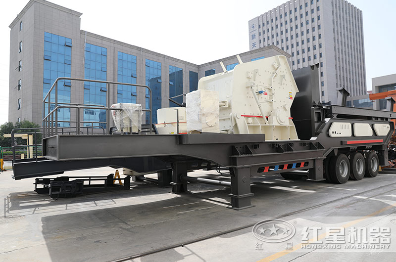 轮胎移动反击破碎机 轮胎移动反击破碎机