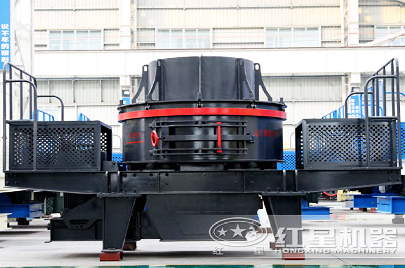 高产立轴石粉制砂设备生产现场 高产立轴石粉制砂设备生产现场