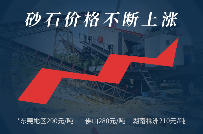 砂石料价格上涨趋势明显 砂石料价格上涨趋势明显