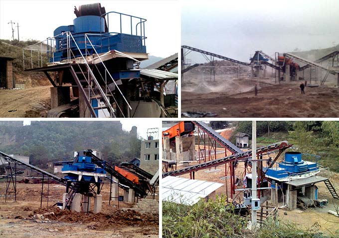 砂石料制砂机现场展示 砂石料制砂机现场展示